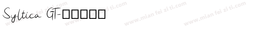 Syltica GT字体转换